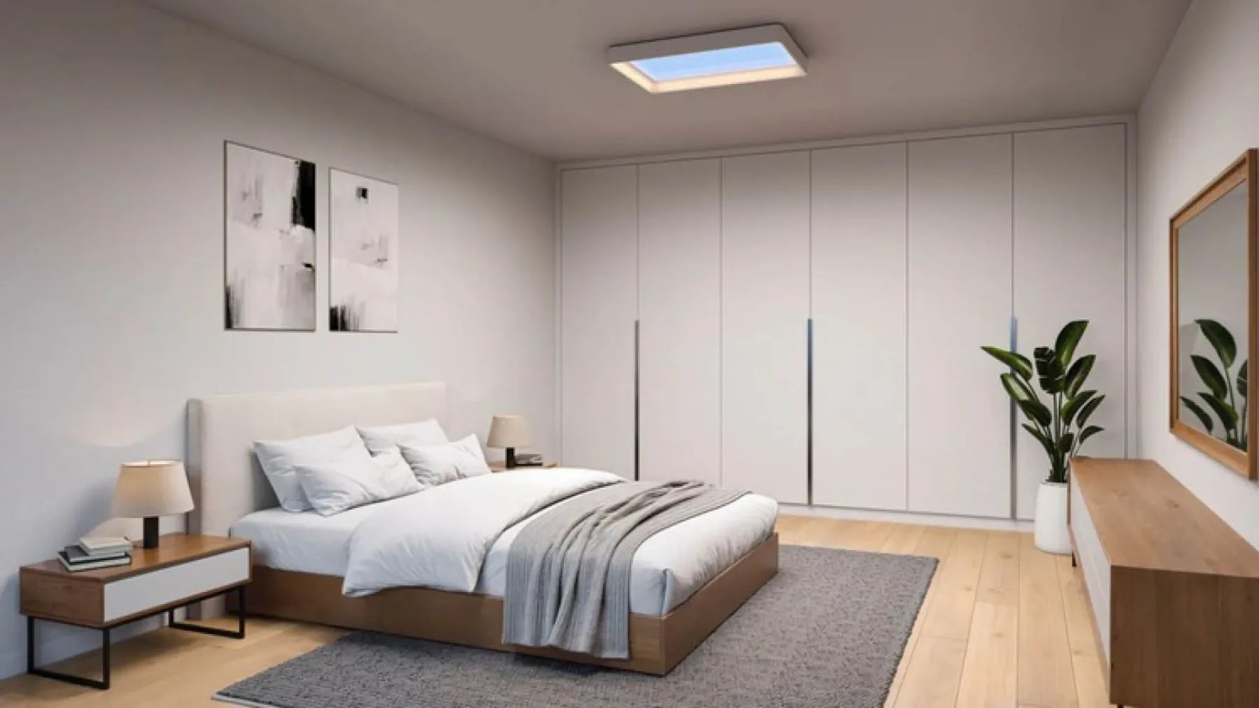 Philips Skylight: lažno strešno okno, ki v kopalnico pripelje modro nebo