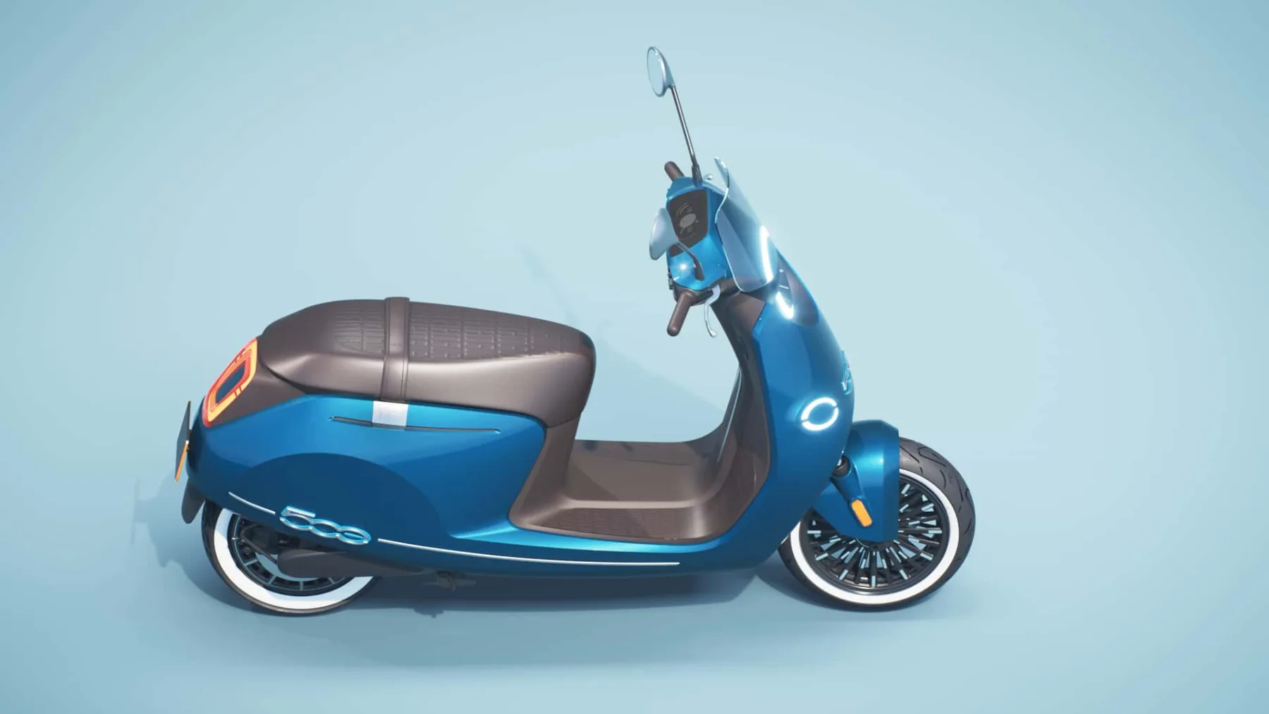 Platum E-Moped 500: električni retro skuter, ki ga mesto zares potrebuje