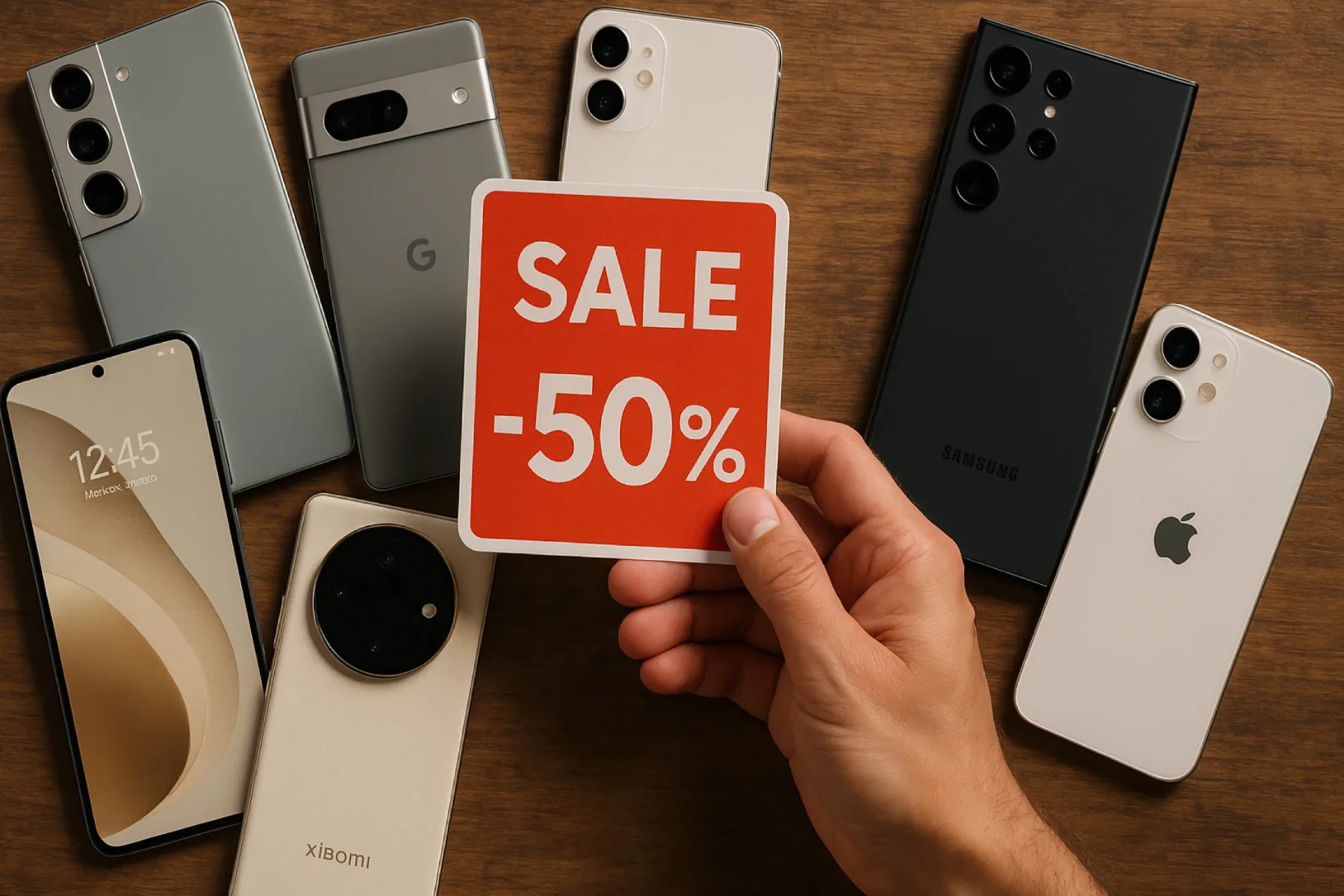 Poceni pametni telefon: -50% popusta na “skoraj” nove pametne telefone – polovične cene za vrhunske modele 2024