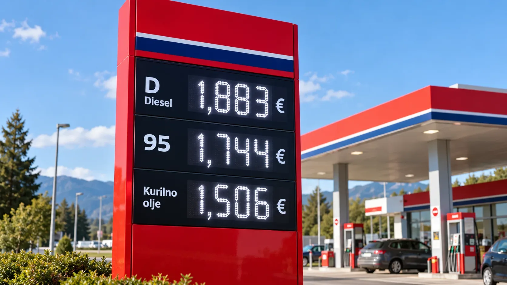 Cene goriv padle: preverite nove zneske za bencin, dizel in kurilno olje