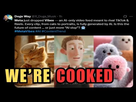 Poplava AI vsebine: Bo Meta Vibes spodbudila ustvarjalnost ali nas utopila v umetni zmedi?