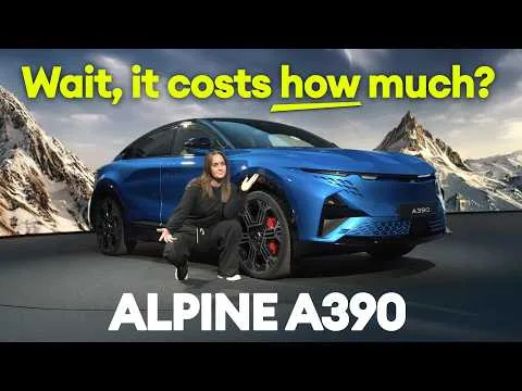 Popolnoma nova Alpine A390: Električni športni fastback, ki izziva Porsche Macan