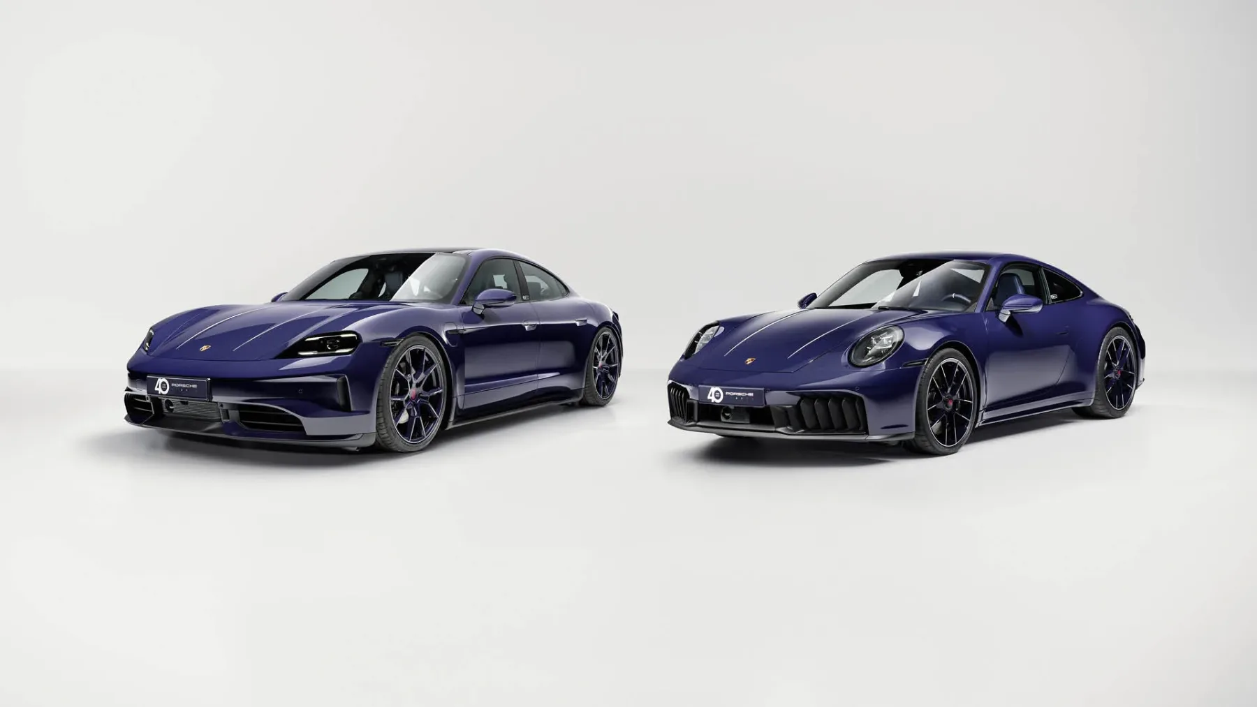 Porsche Italia x Ferragamo: limitirana edicija 911 Carrera 4 GTS in Taycan 4 S v barvi Blusogno