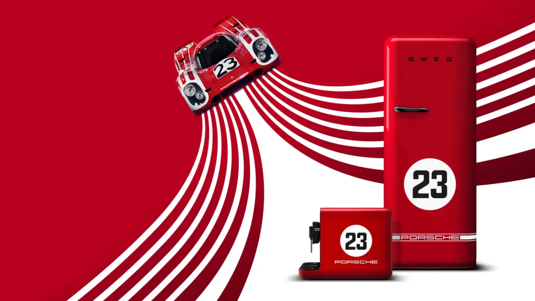 Porsche x Smeg: Ko Le Mans parkira v tvoji kuhinji!