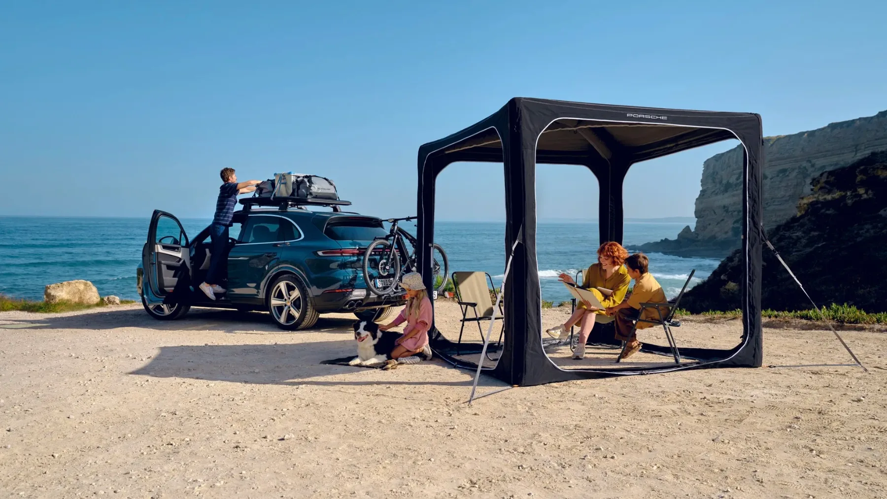 Porschejev napihljiv šotor: overlanding na novem nivoju