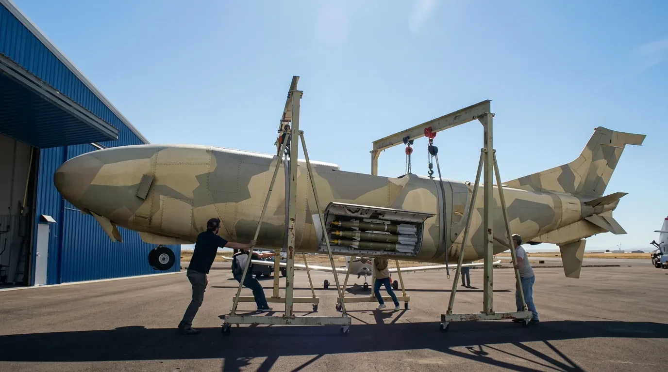 Poseidon Egret: Največji tovorni dron na svetu, ki lahko meče bombe