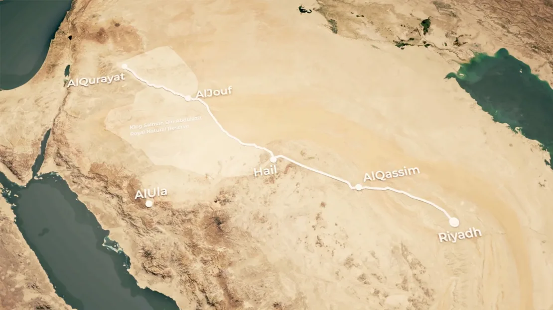 Potovanje z luksuznim vlakom “Dream of the Desert” po Savdski Arabiji že leta 2025