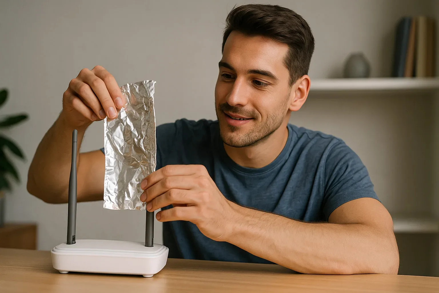 Pozabi na drage ojačevalce za Wi-Fi signal – ta trik z aluminijasto folijo ti lahko reši Netflix večer!