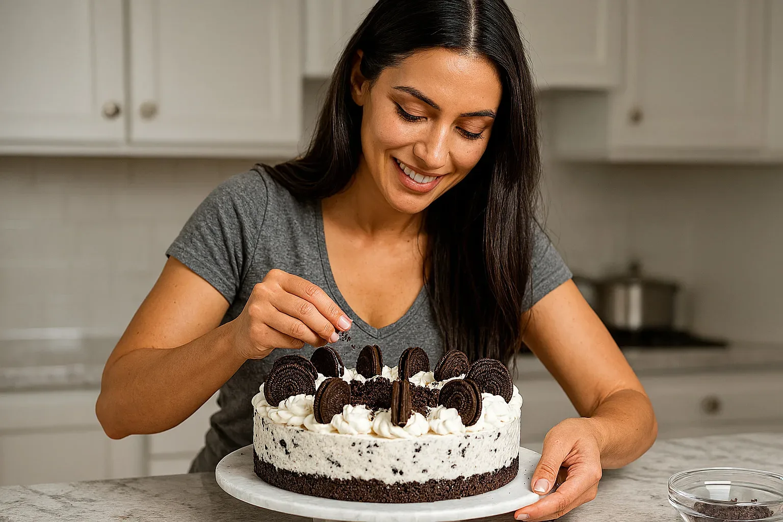 Pozabi na slaščičarno – ta domača sladoledna torta z Oreo piškoti je hit poletja!