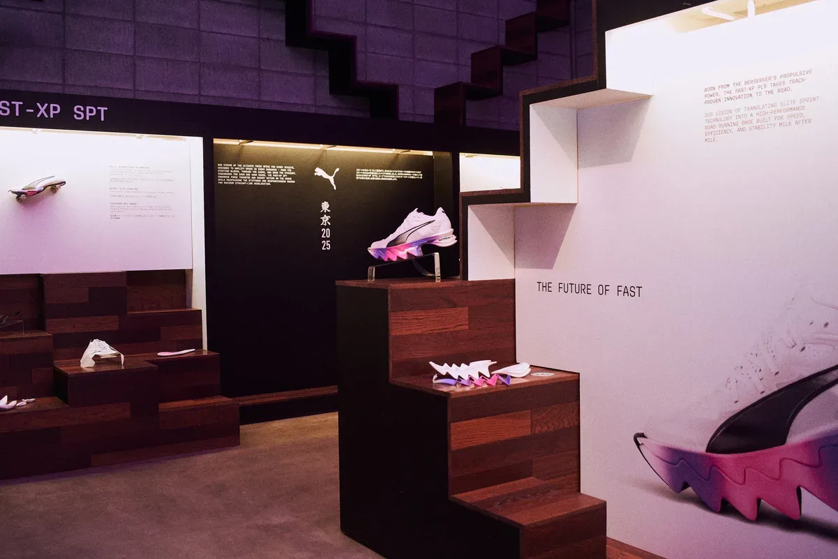 Puma v Tokiu predstavil FAST-XP: ko tekaški copati srečajo znanstveno fantastiko