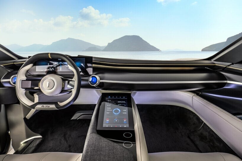 PURA Vision: električno vozilo oblikovalcev studia Pininfarina, ki je povezava med navtiko in prihodnostjo