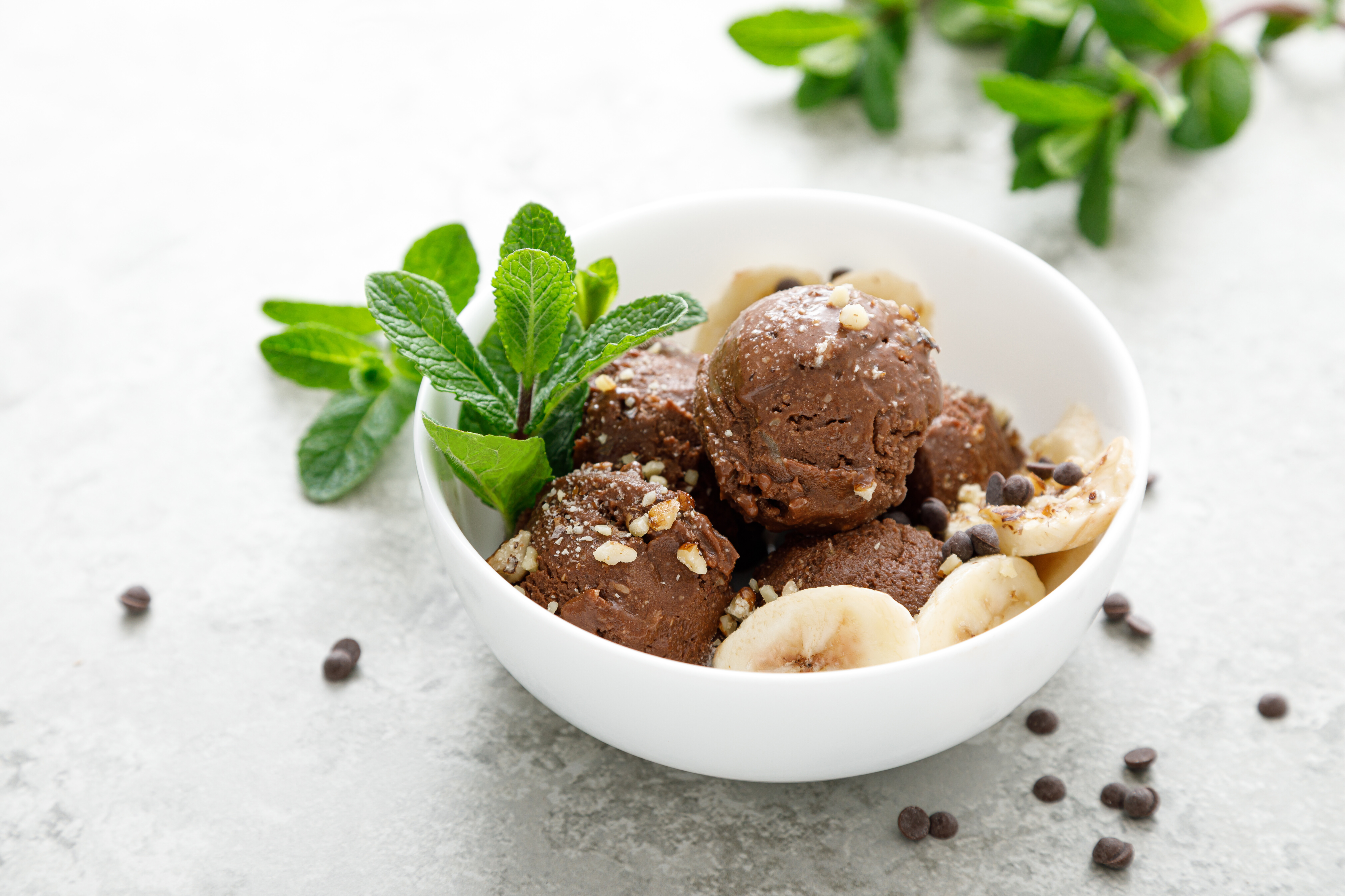 Recept: domači sladoled z banano in Nutello
