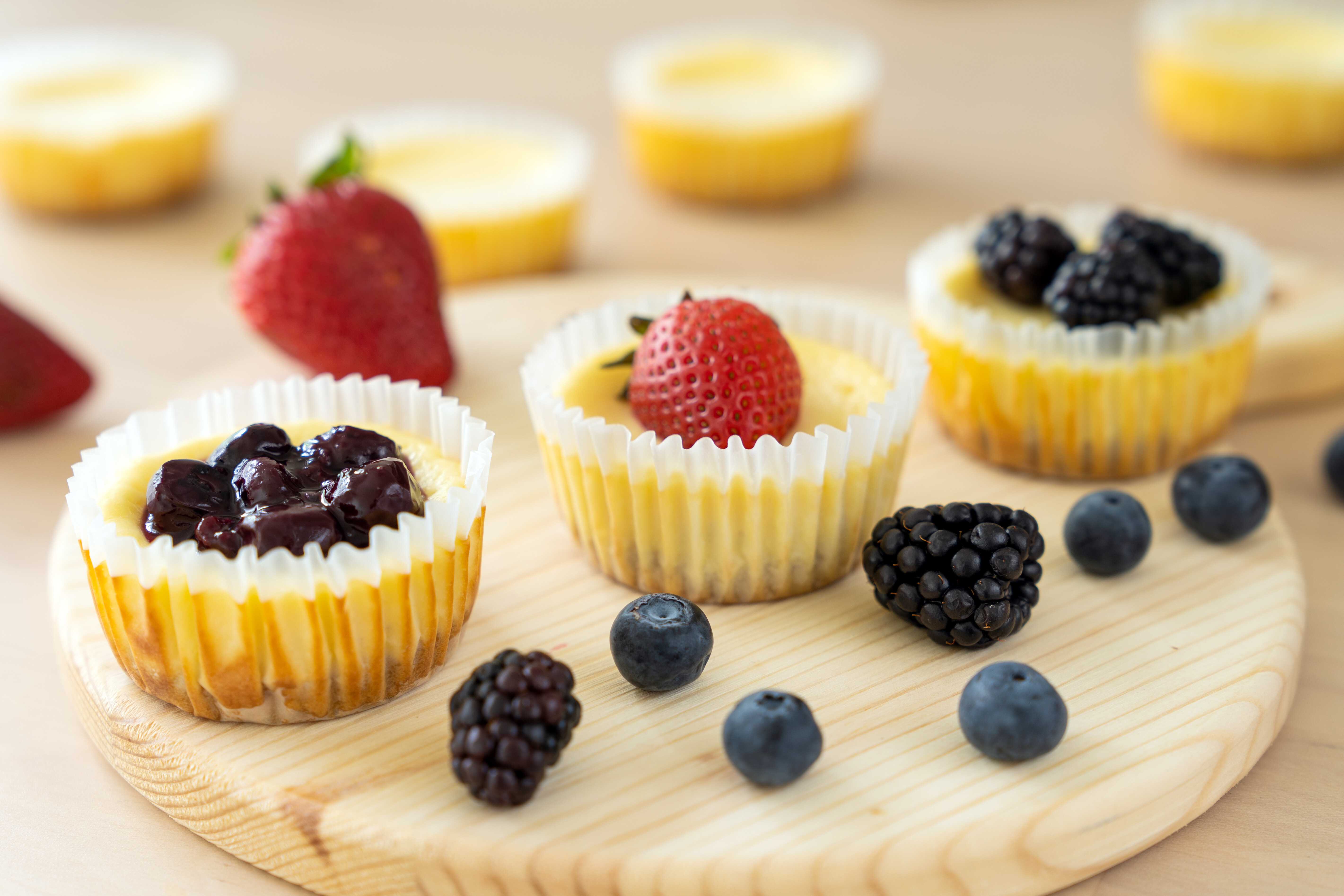 Recept: enostavni mini cheesecake mafini
