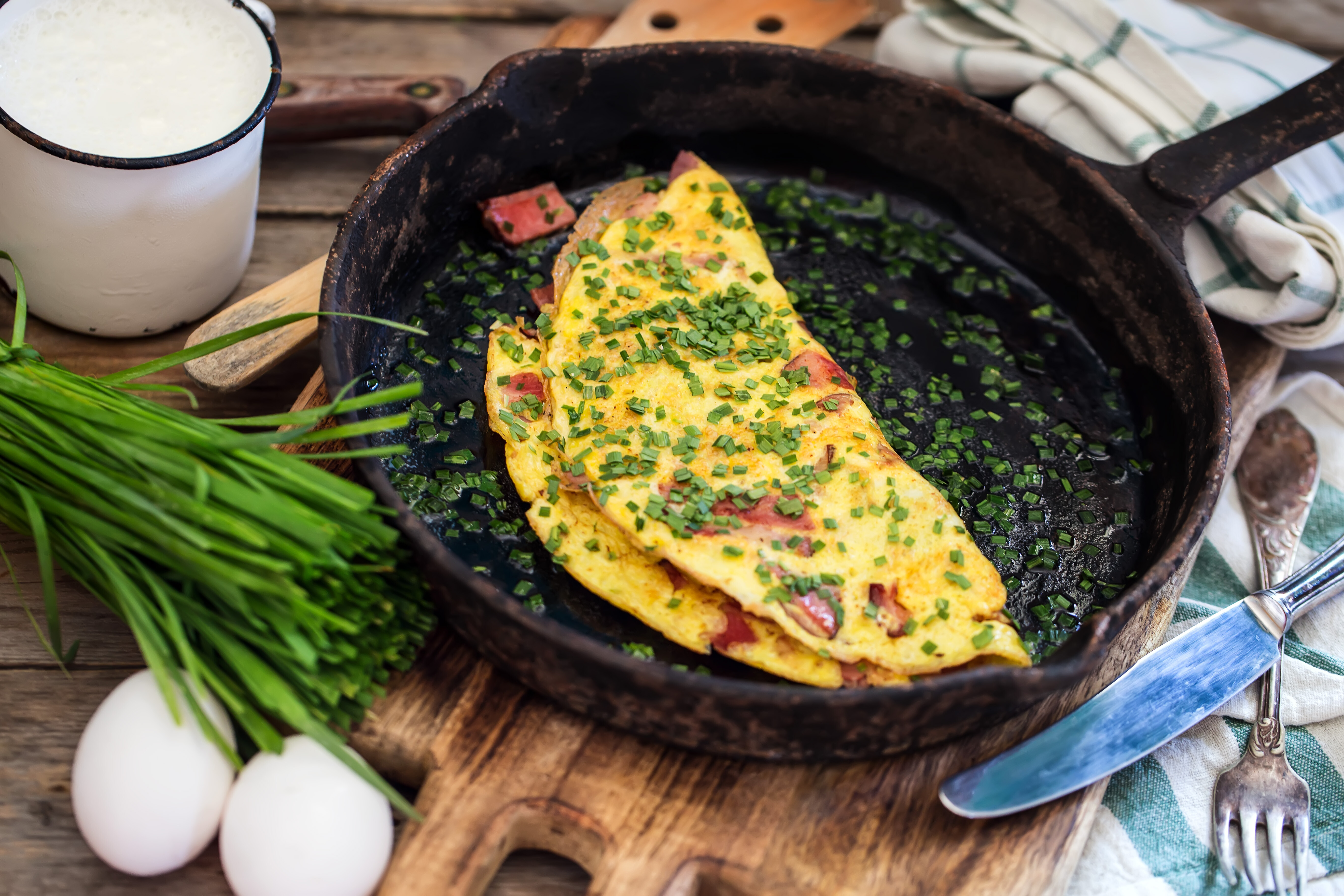 Recept: omleta s tuno
