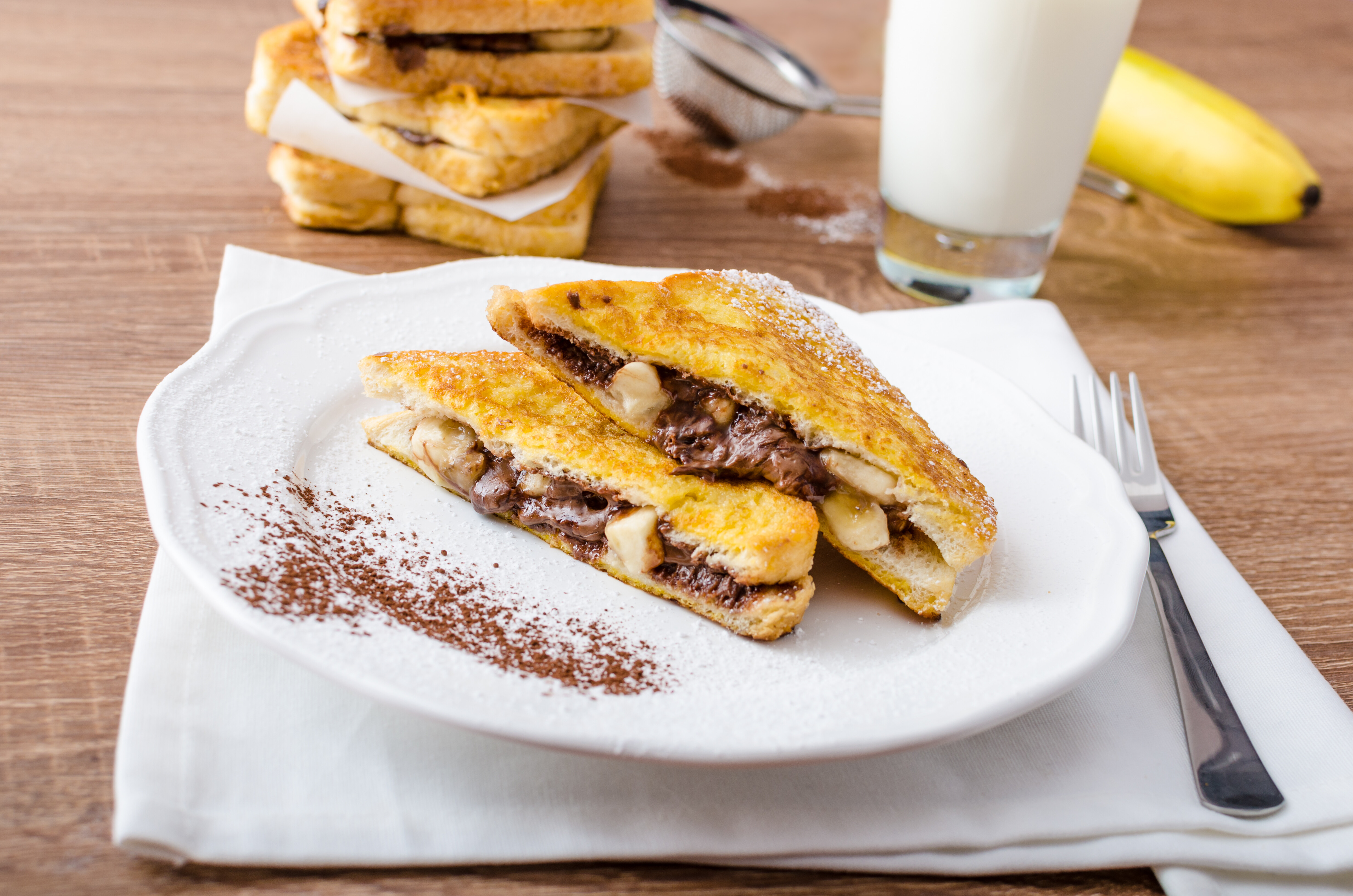Recept: toast z Nutello in banano