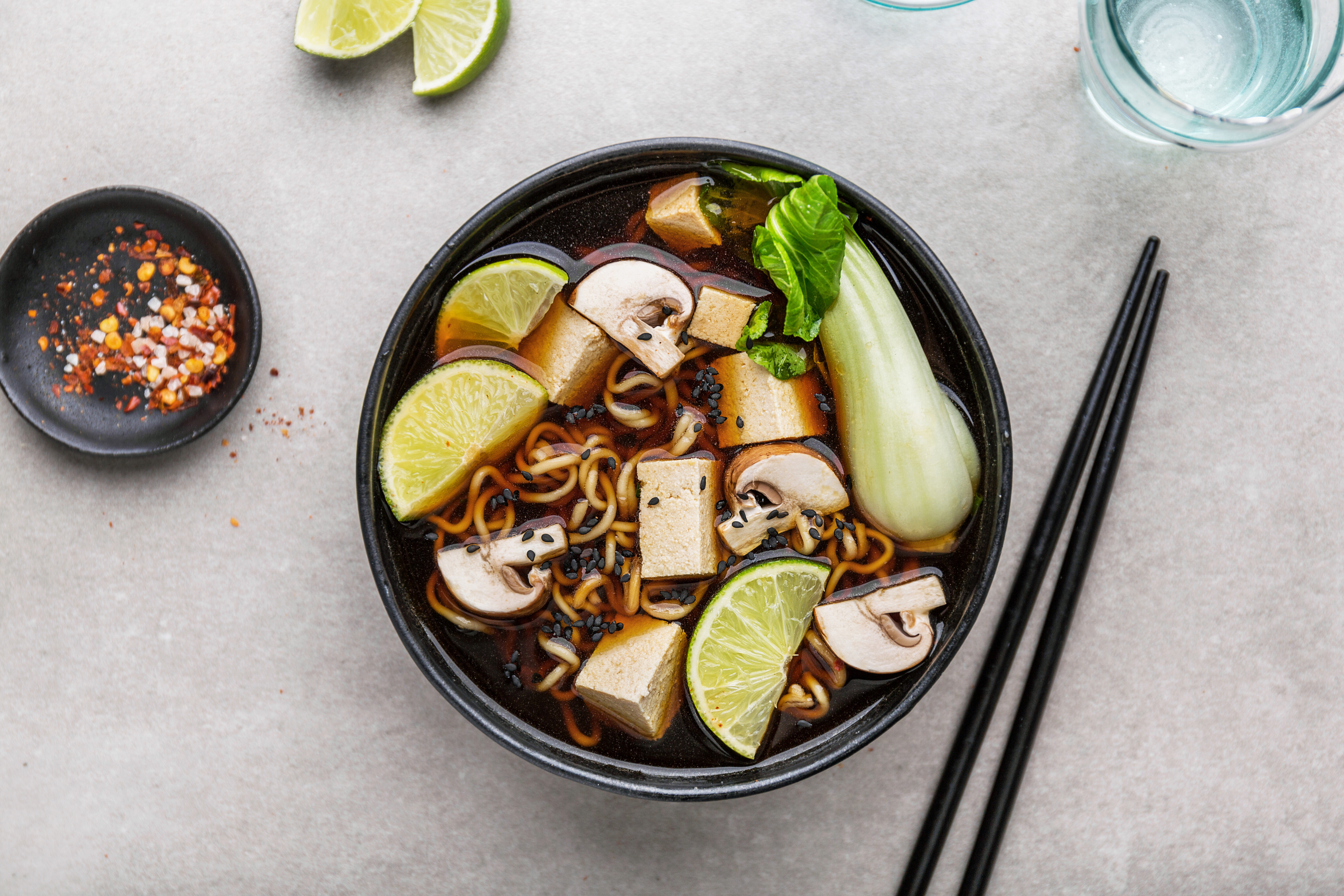 Recept: veganski ramen
