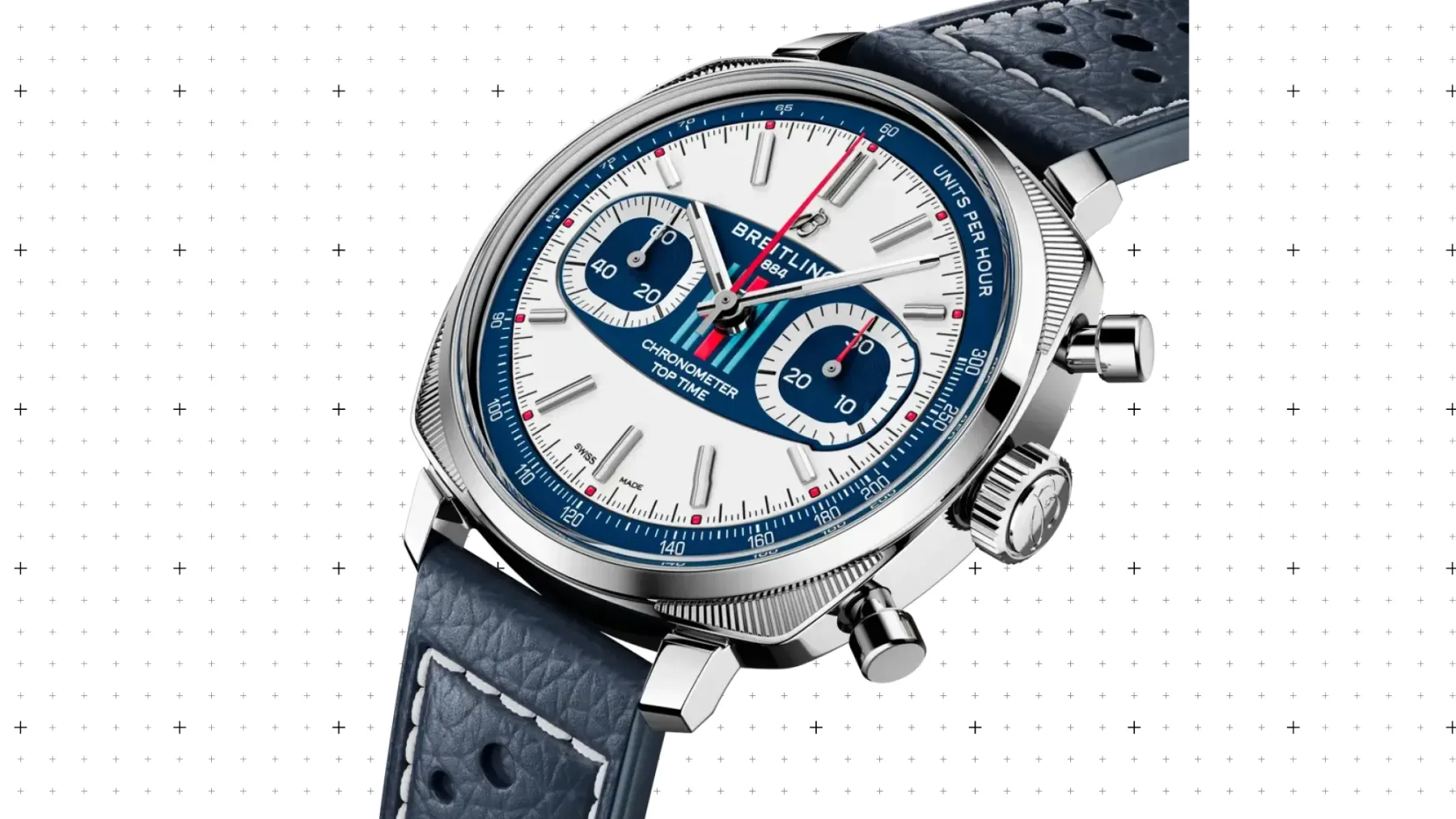 Retro dirka na zapestju z Breitling Top Time B01 Martini Racing: Breitling in Martini Racing sta ustvarila najbolj kul kronografe tega leta