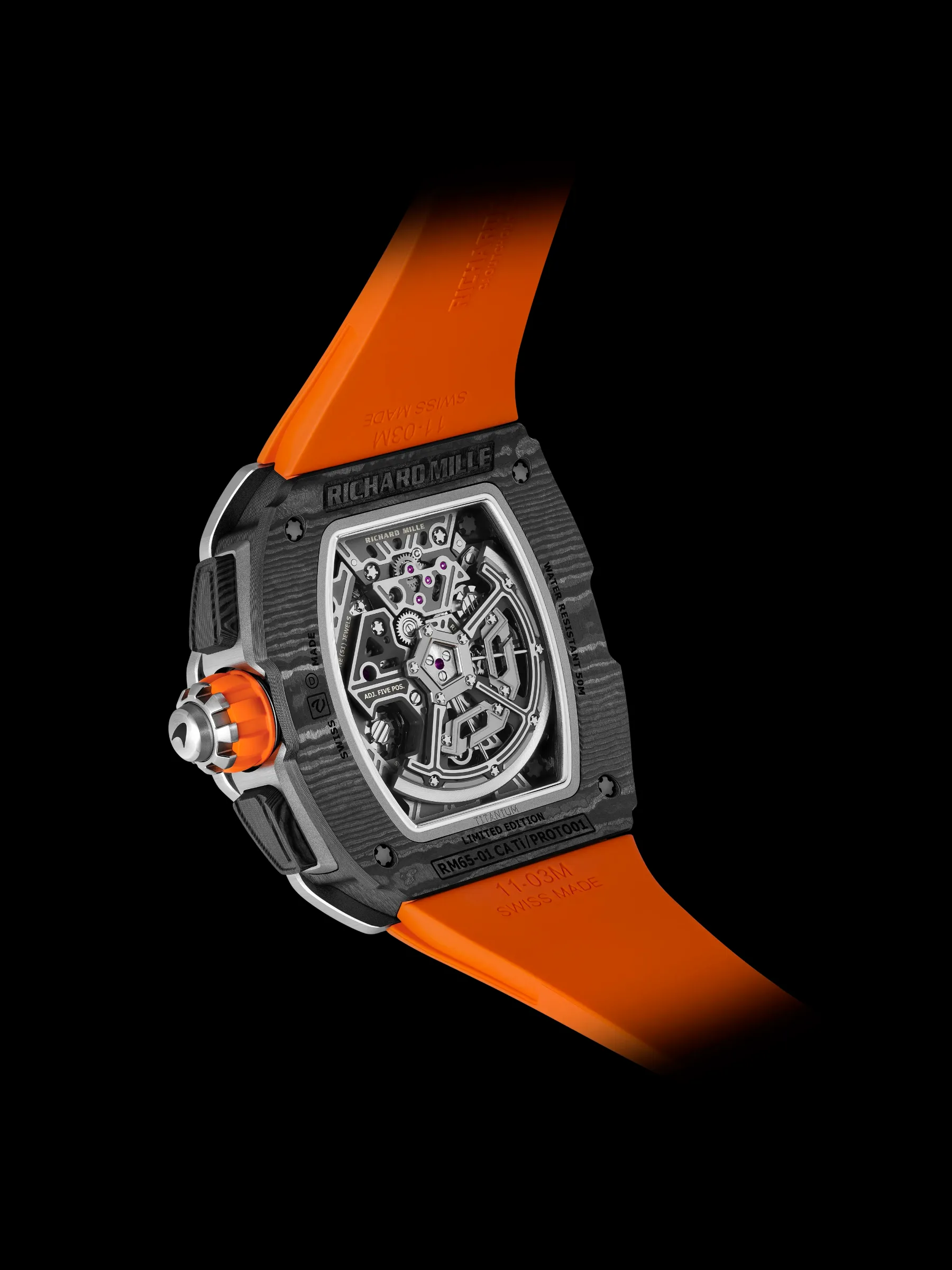 Richard Mille RM 65-01 McLaren W1: Ura za ljubitelje ekstremne hitrosti