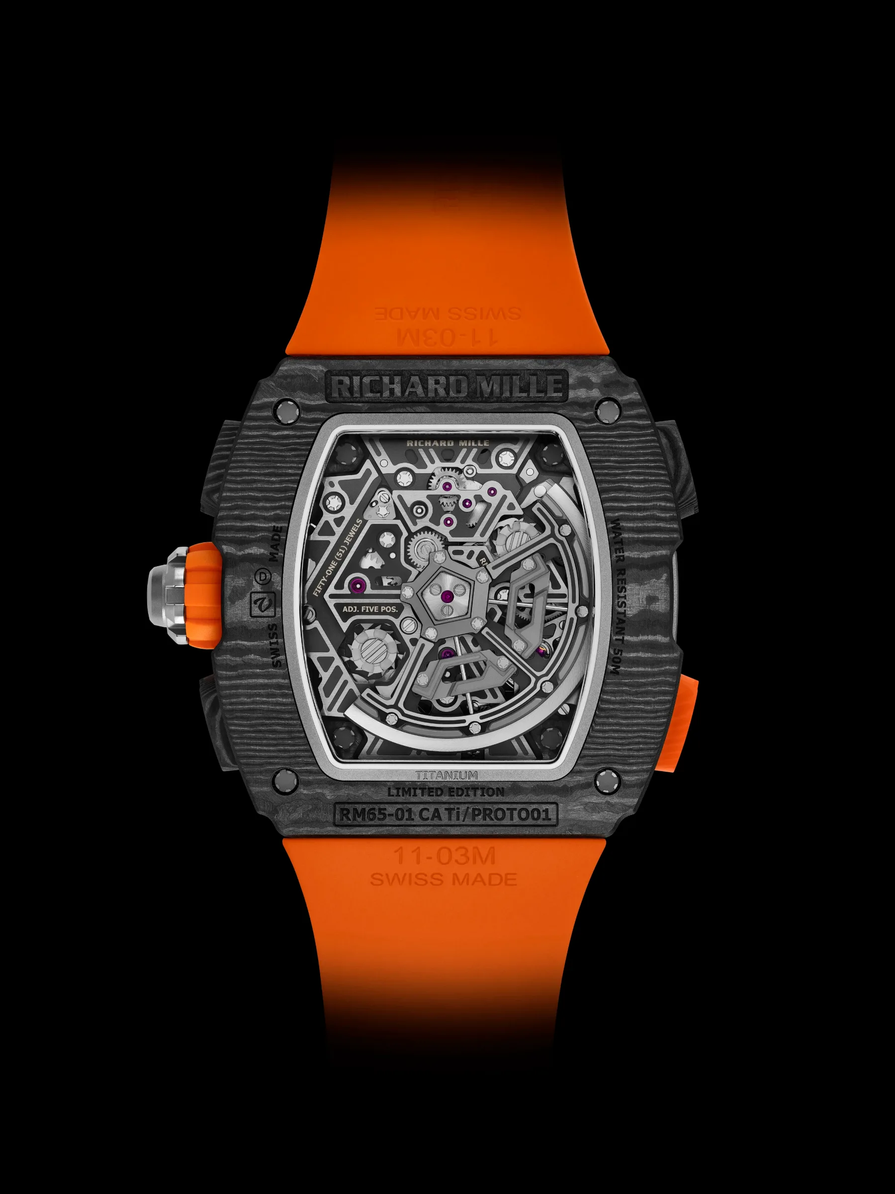 Richard Mille RM 65-01 McLaren W1: Ura za ljubitelje ekstremne hitrosti