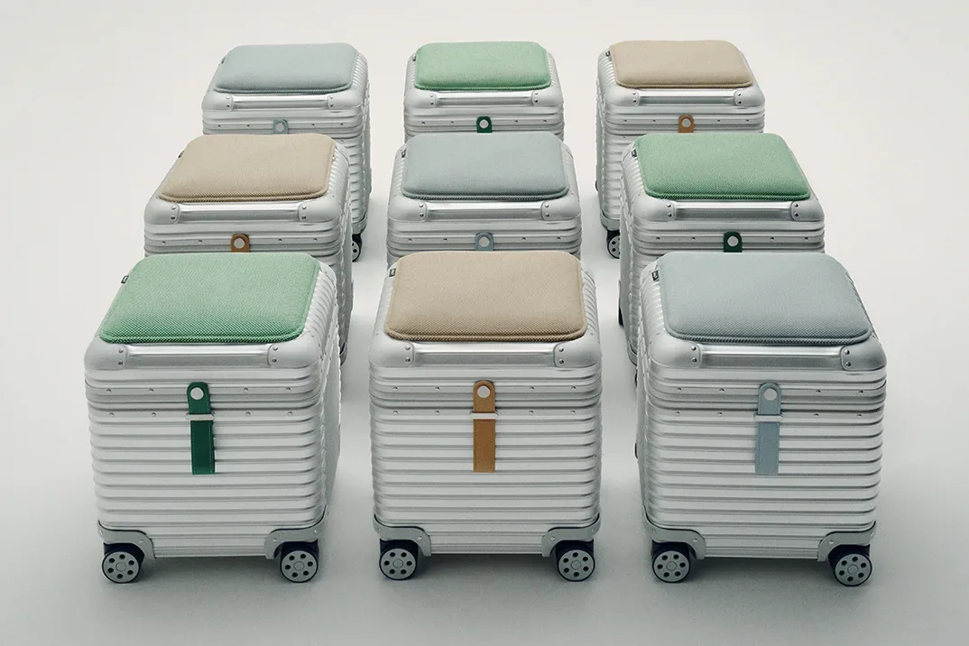Rimowa x Vitra: Aluminijasta eleganca, ki je zapeljala dnevno sobo