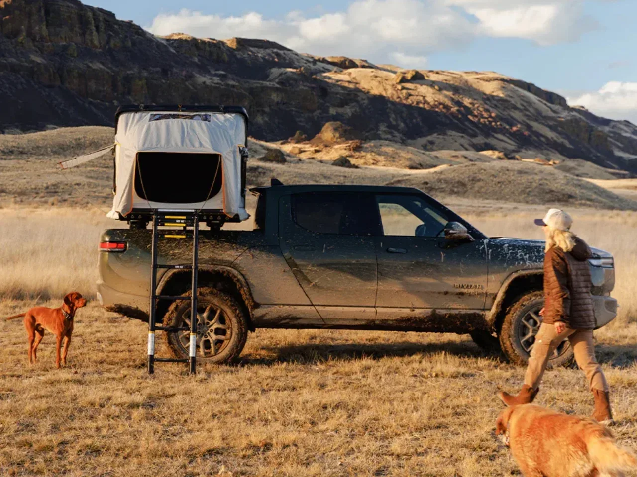 Rivian x iKamper Skycamp Mini: elekrto overlanding se zdi vse boj mogoč