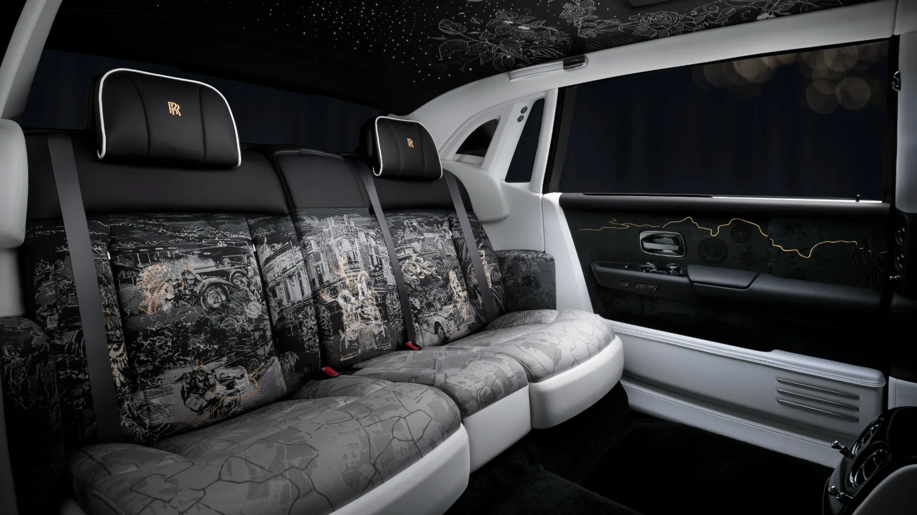 Rolls-Royce Phantom Centenary Private Collection – Stoletje, prelito v zlato, šivano s sanjami