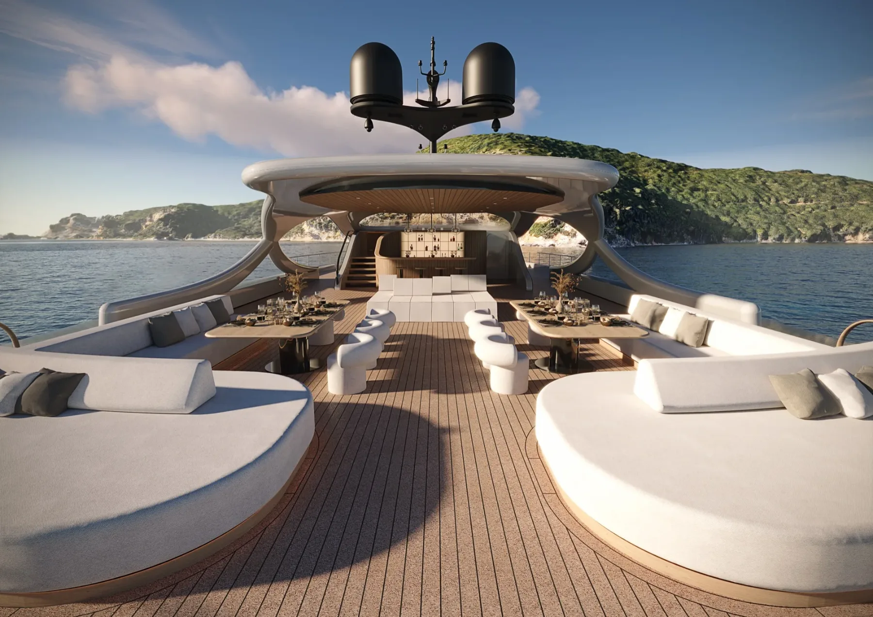 Rossinavi Solsea Hybrid Catamaran: Luksuzno plovilo prihodnosti z Yvesom Béharjem na čelu
