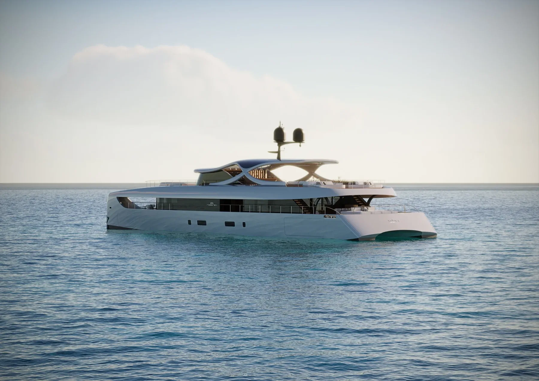 Rossinavi Solsea Hybrid Catamaran: Luksuzno plovilo prihodnosti z Yvesom Béharjem na čelu