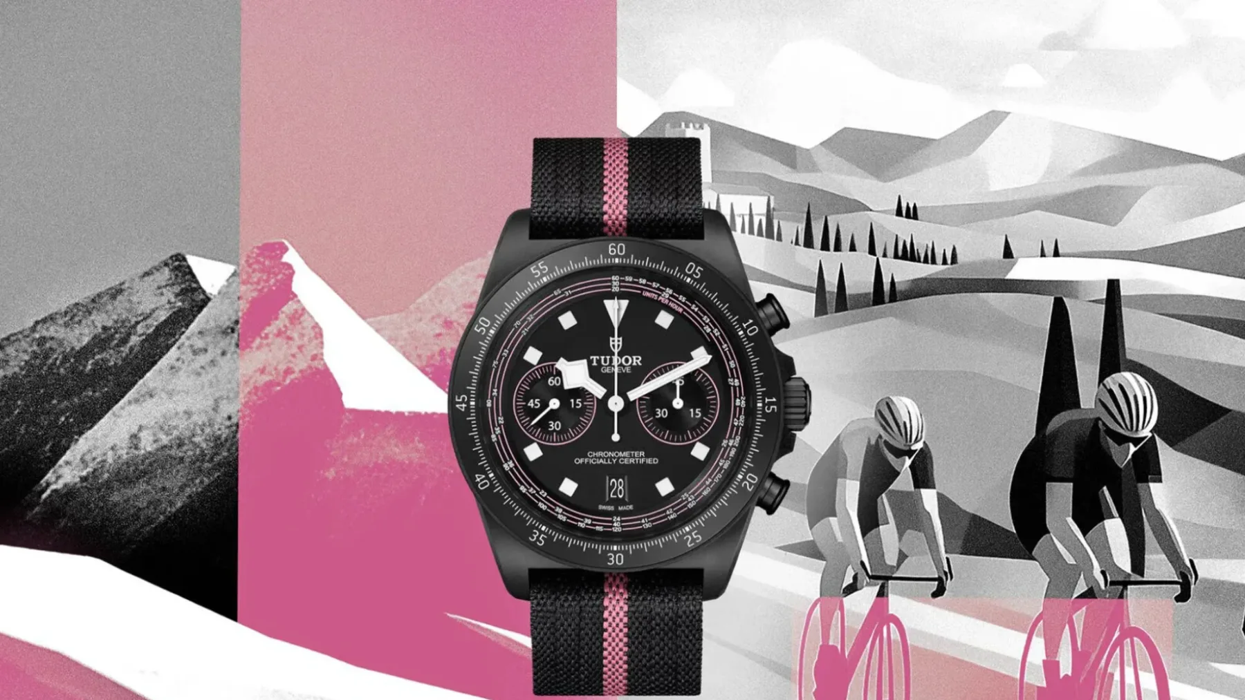 Rožnata krona Giro d’Italia: Tudor Pelagos FXD Chrono Pink in ura, ki pelje zmago na zapestju