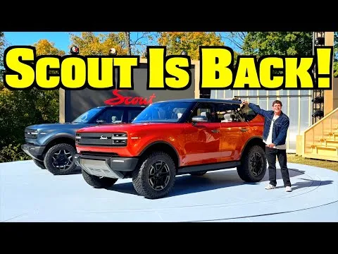 Scout 2025 se vrača: električni terenski vozili – Scout Traveler SUV in Scout Terra Pickup, bosta osvojili divjino z nostalgijo