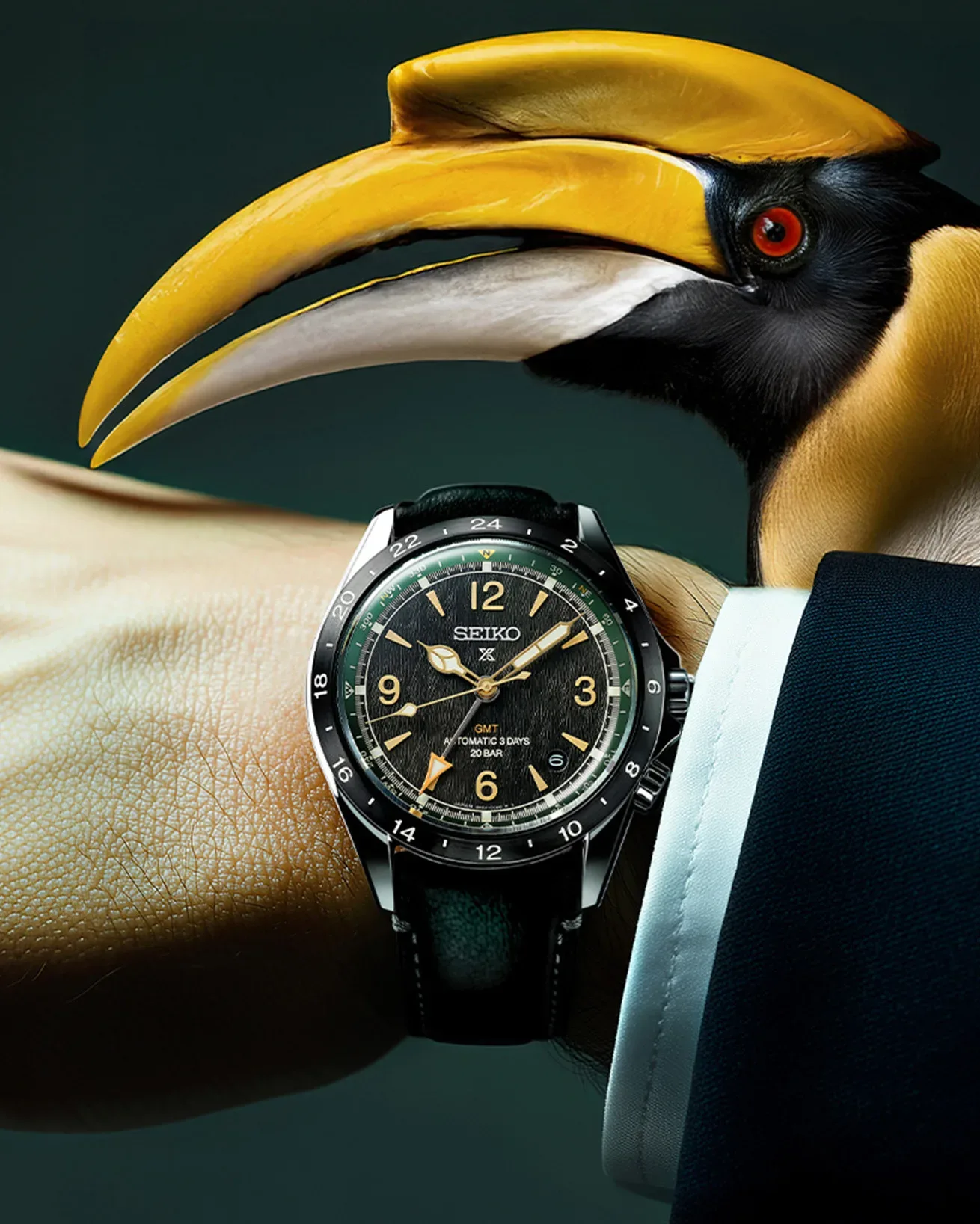 Seiko Alpinist GMT SPB493J1 – Ko gorski pustolovec sreča tropskega kljunorožca
