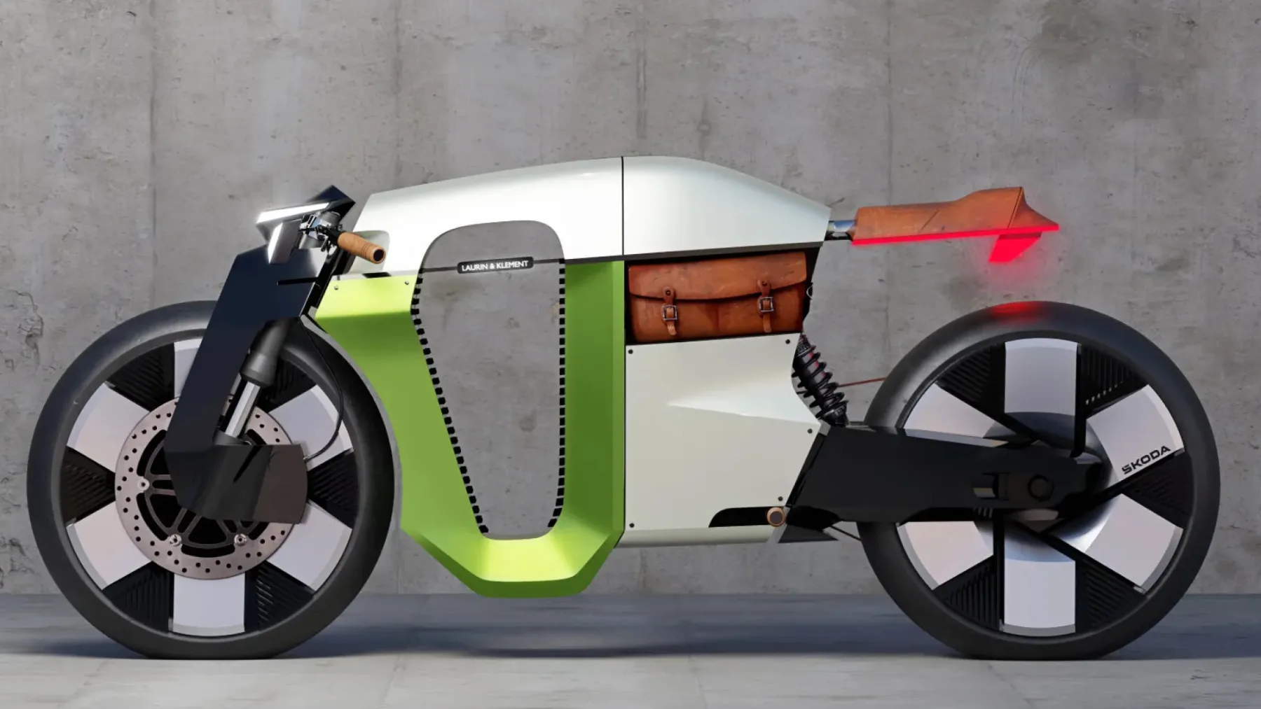 Škoda Slavia B: električna fantazija iz 1899 – café racer iz paralelnega vesolja