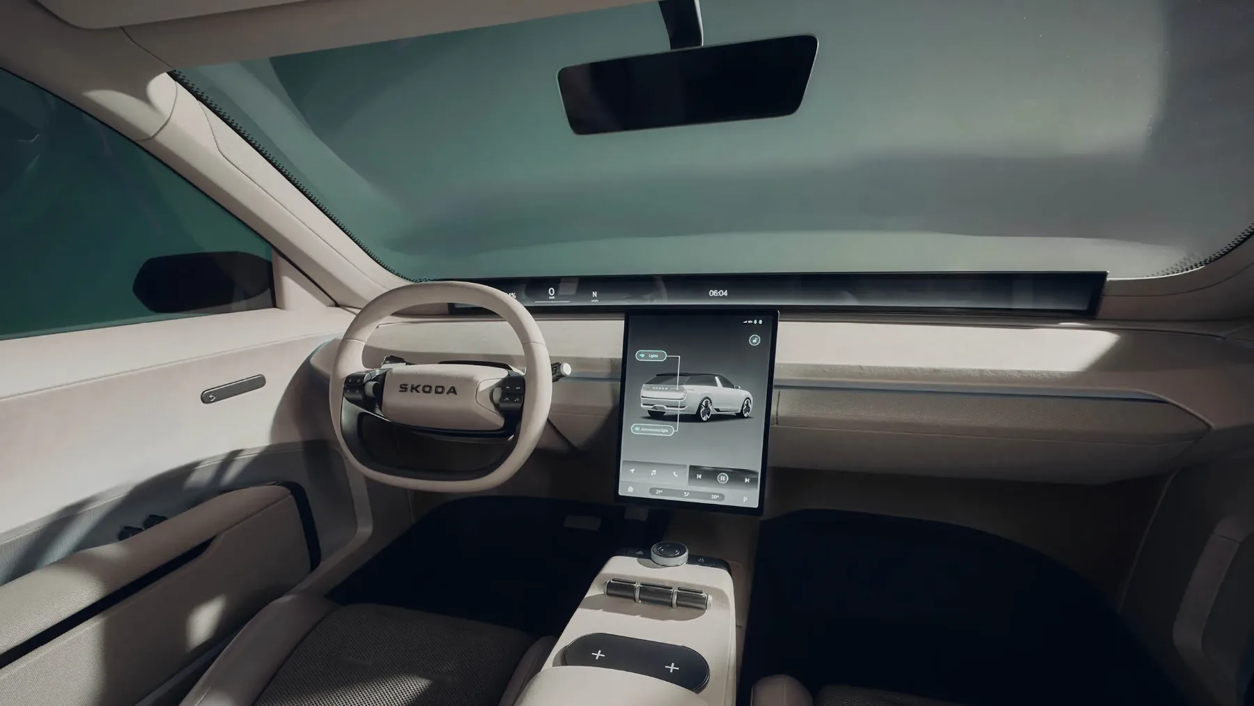 Škoda Vision O: Električni karavan, ki ima vgrajen hladilnik in AI pomočnico