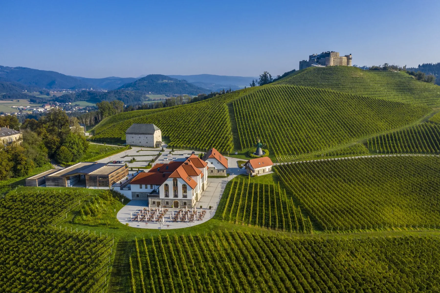 Skrivni raj za hedoniste v srcu Avstrije: Weingut Taggenbrunn ponuja grajski pobeg med vinogradi