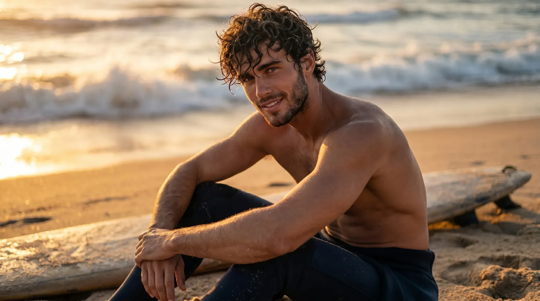 Slan surferski videz za moške: kako dišati po morju, tudi če je najbližja plaža v drugem časovnem pasu
