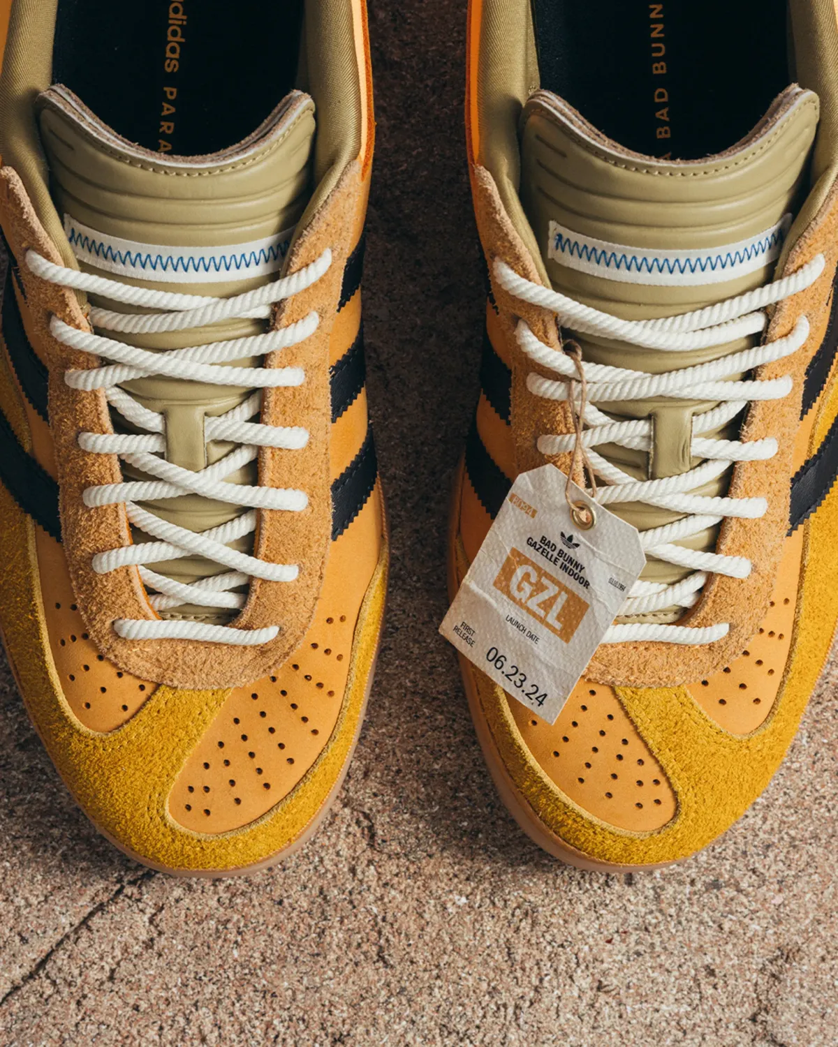 Sončni zahod na mestnem asfaltu: Bad Bunny z novimi Adidas Gazelle prinaša karibsko toplino v jesensko garderobo – slika 1