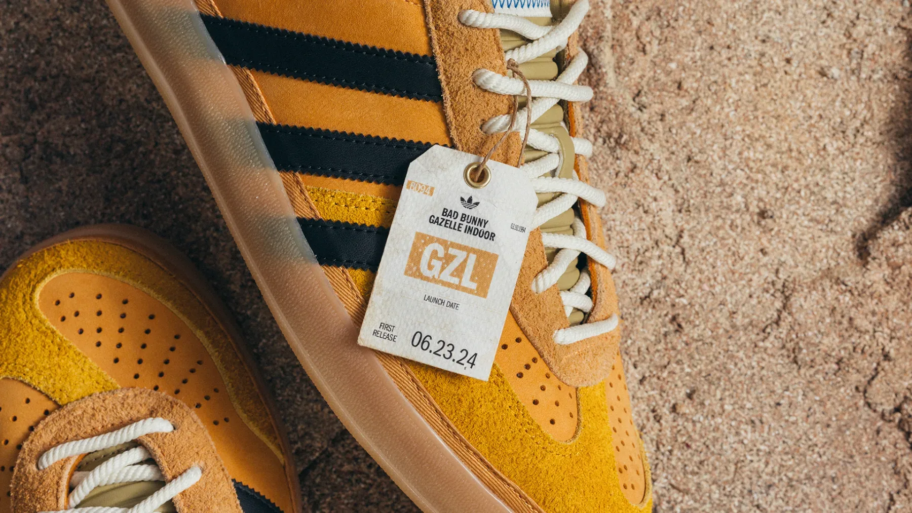 Sončni zahod na mestnem asfaltu: Bad Bunny z novimi Adidas Gazelle prinaša karibsko toplino v jesensko garderobo