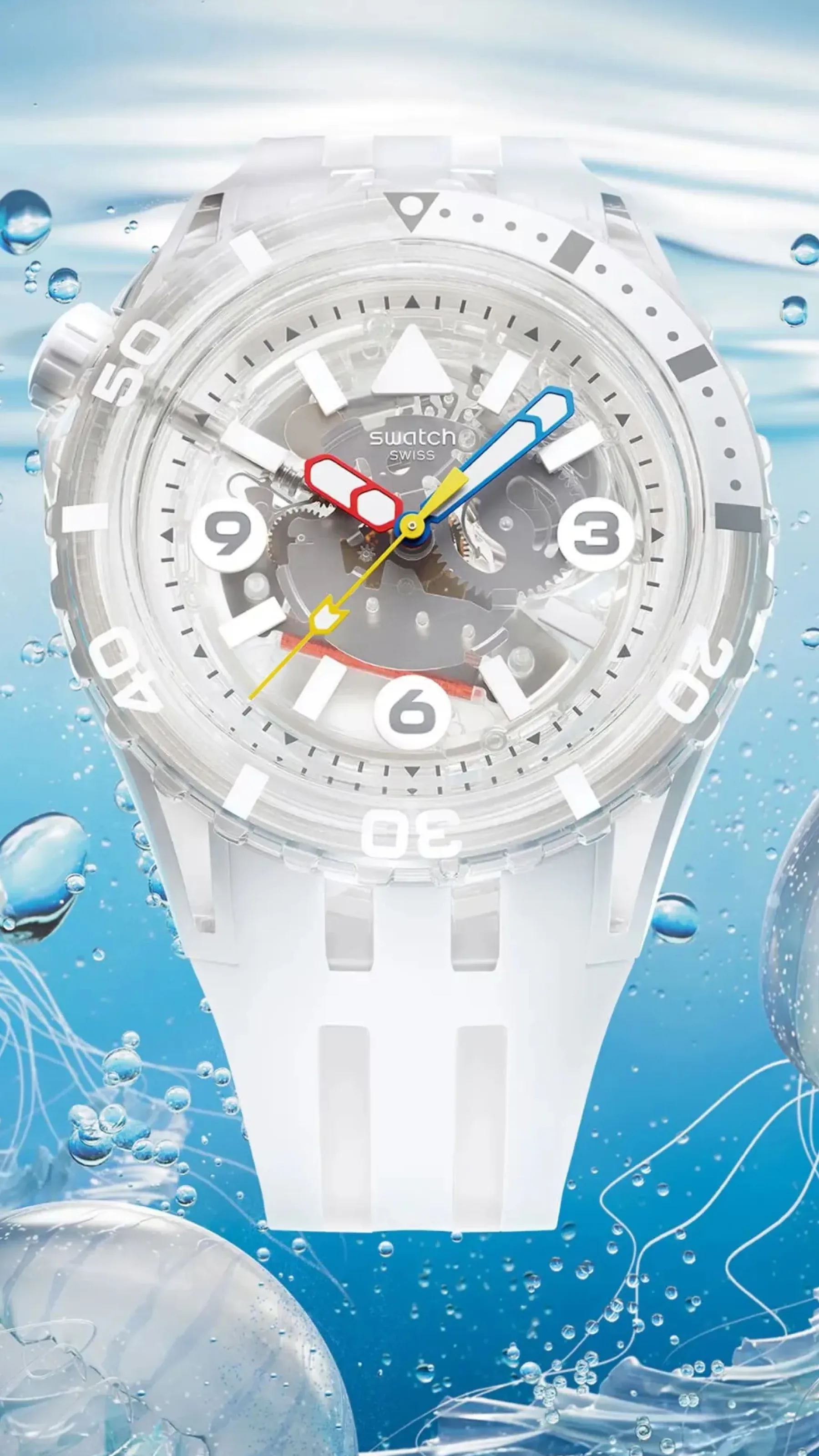 Swatch SCUBAQUA: Meduze, nostalgija in potapljaški manifest iz plastike prihodnosti