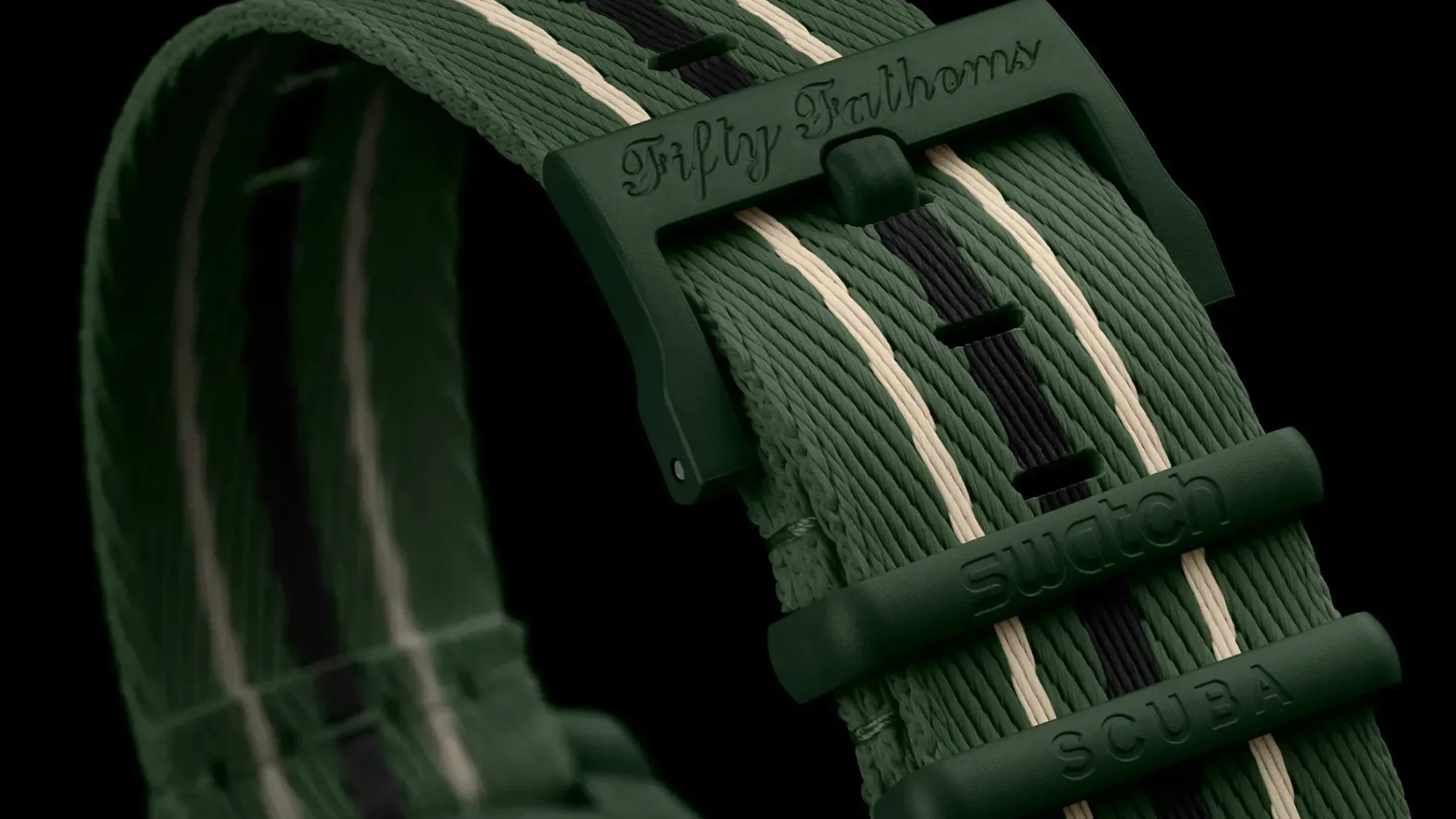Swatch x Blancpain Green Abyss: Ko se diver sreča z vojaško eleganco