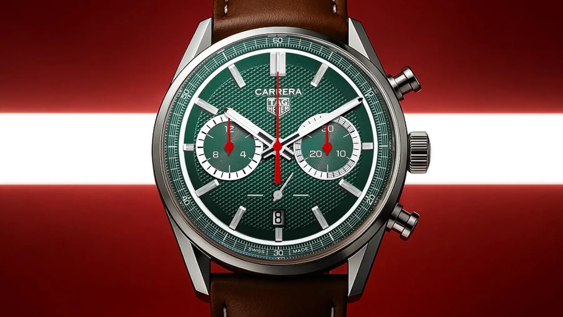 TAG Heuer Carrera Chronograph x Festival of Speed: Zeleno, zabojno in omejeno kot VIP parkirišče na Goodwoodu