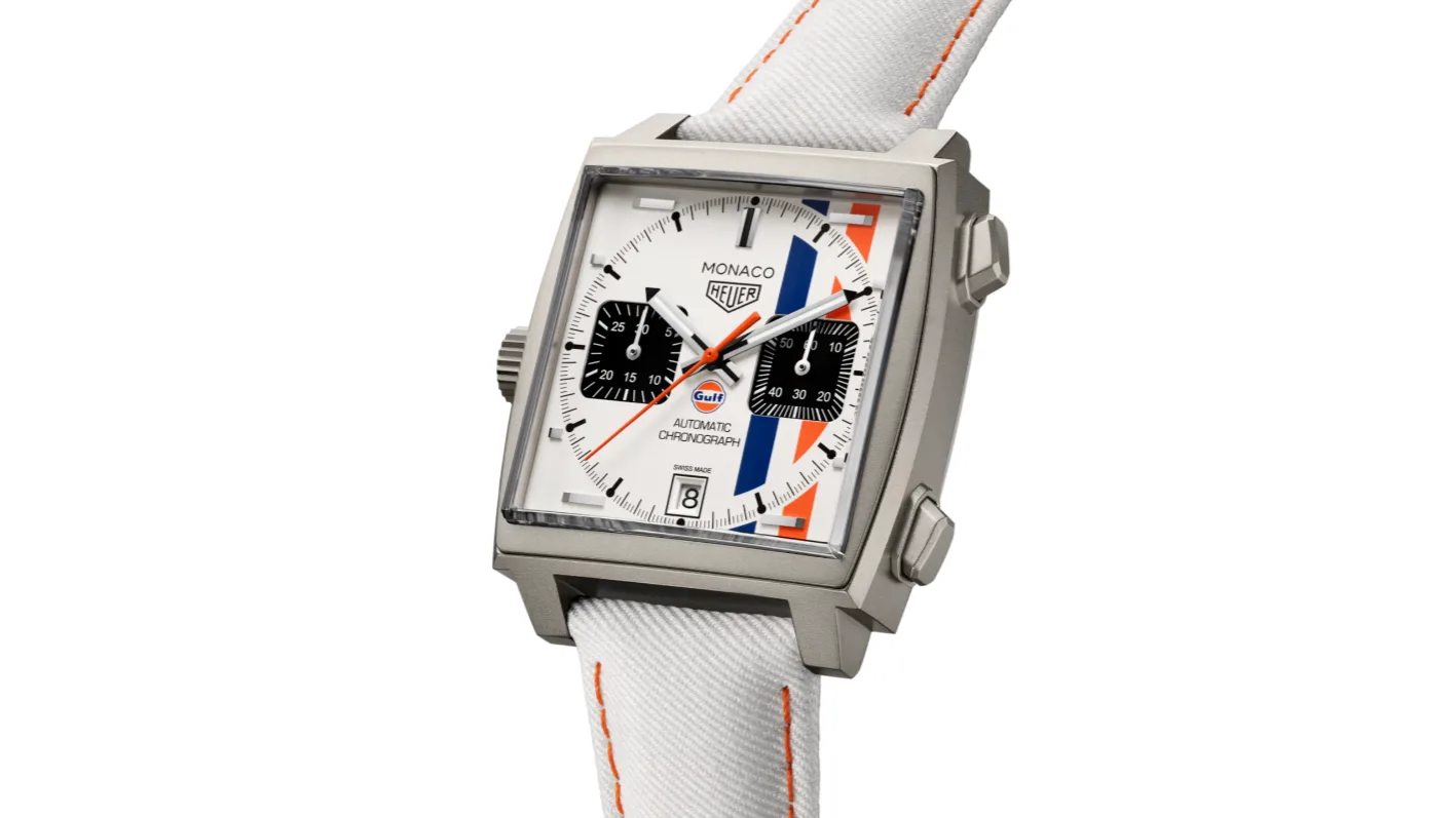 TAG Heuer Monaco Chronograph x Gulf: ura, ki diši po bencinu in zgodovini