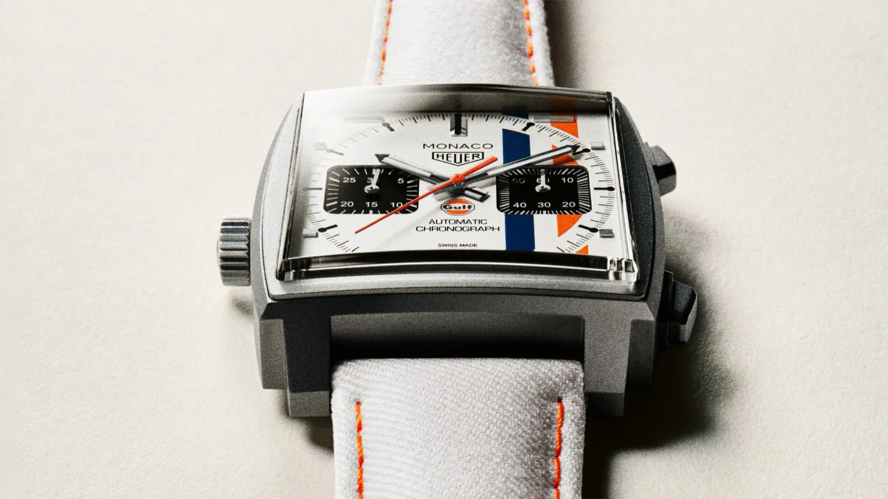 TAG Heuer Monaco Chronograph x Gulf: ura, ki diši po bencinu in zgodovini