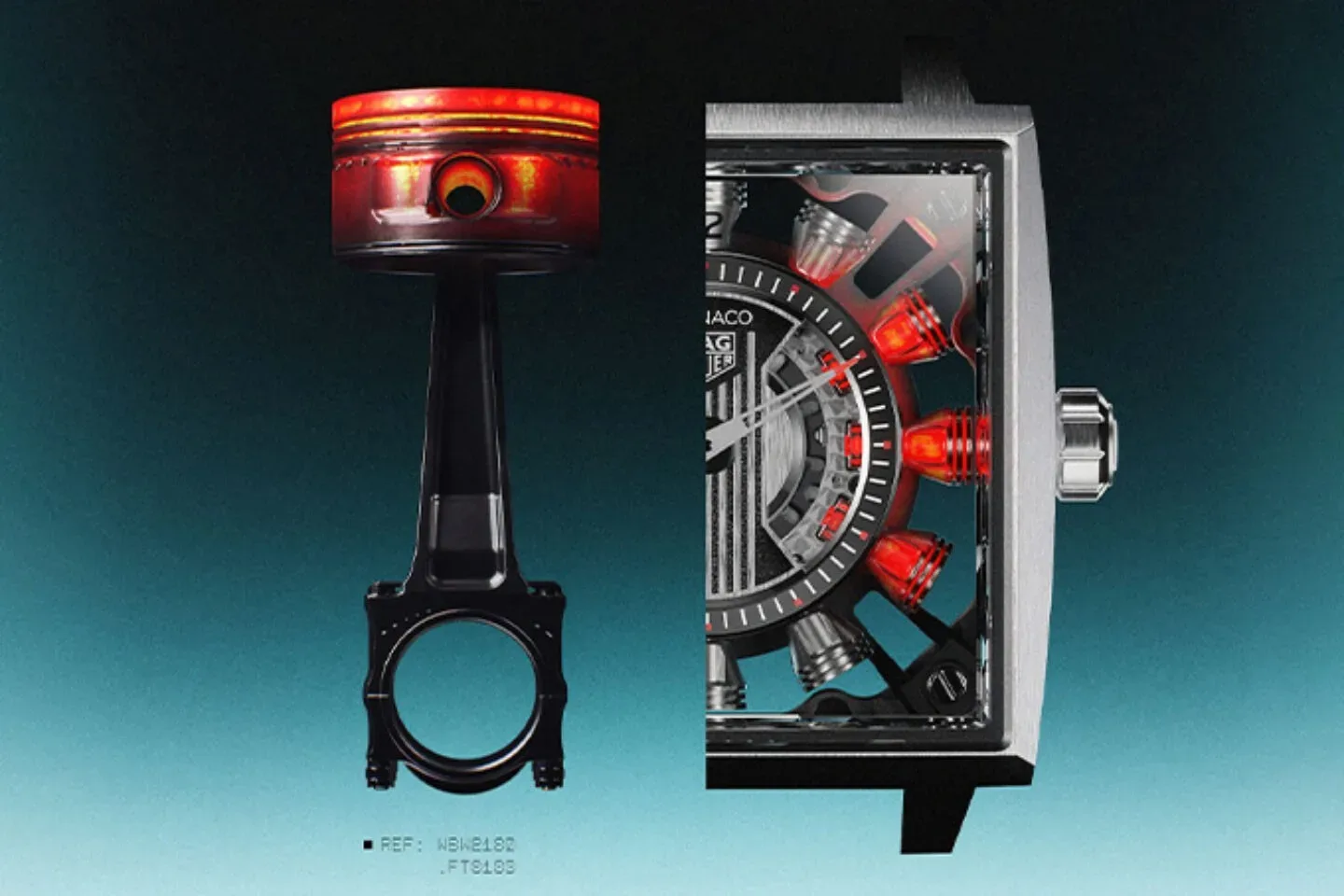 TAG Heuer Monaco Speed 12: ura, ki namesto ure prikazuje 12 batov kot pravi V12