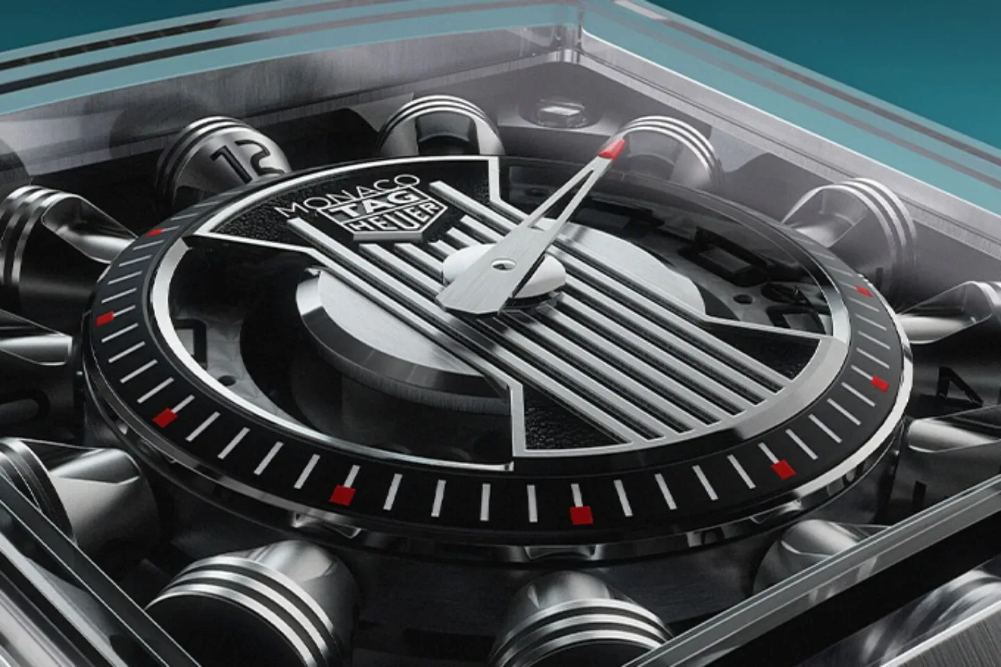 TAG Heuer Monaco Speed 12: ura, ki namesto ure prikazuje 12 batov kot pravi V12