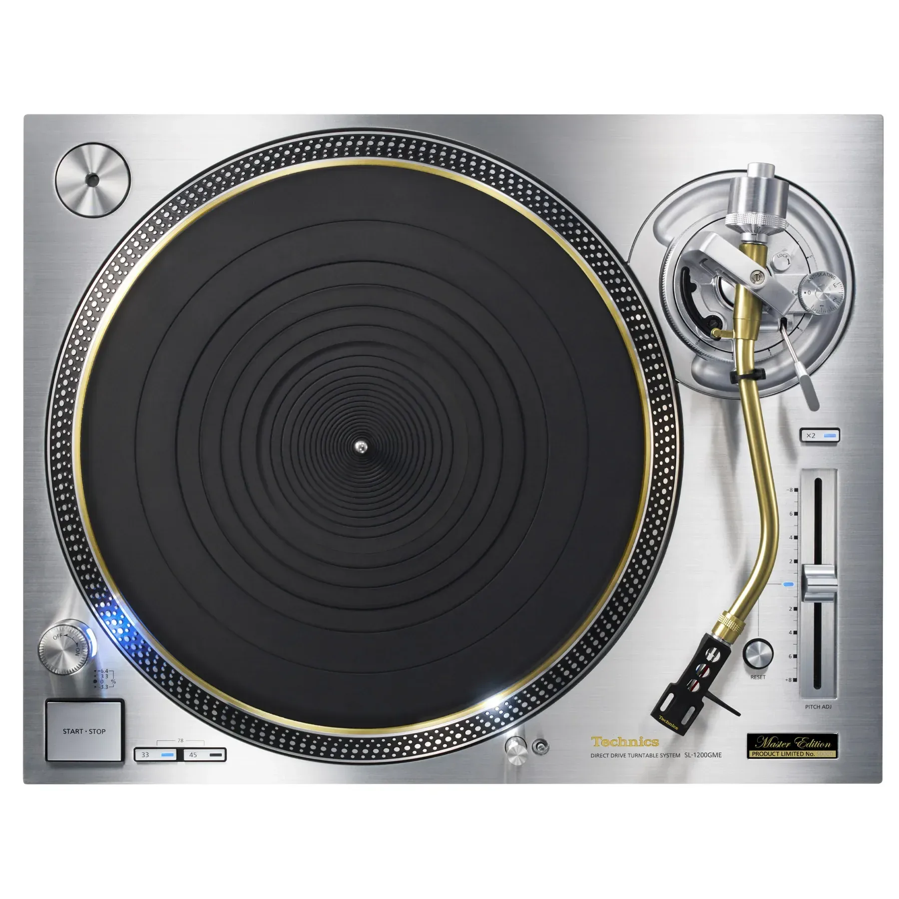 Technics SL-1200 Master Edition: zlati poklon legendarnemu DJ gramofonu