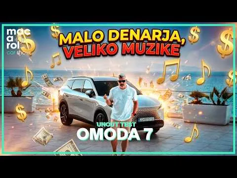 Test Omoda 7: malo denarja, veliko muzike – in velik problem za Evropo