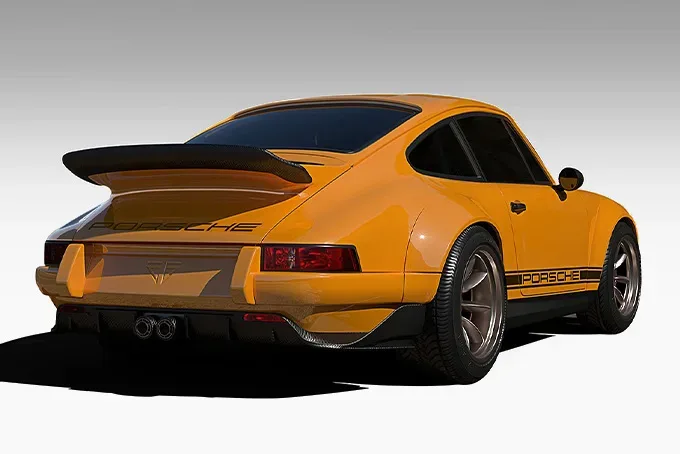 Theon R: povratek porscheja 964 carrera z novodobno lahkotnostjo karbona