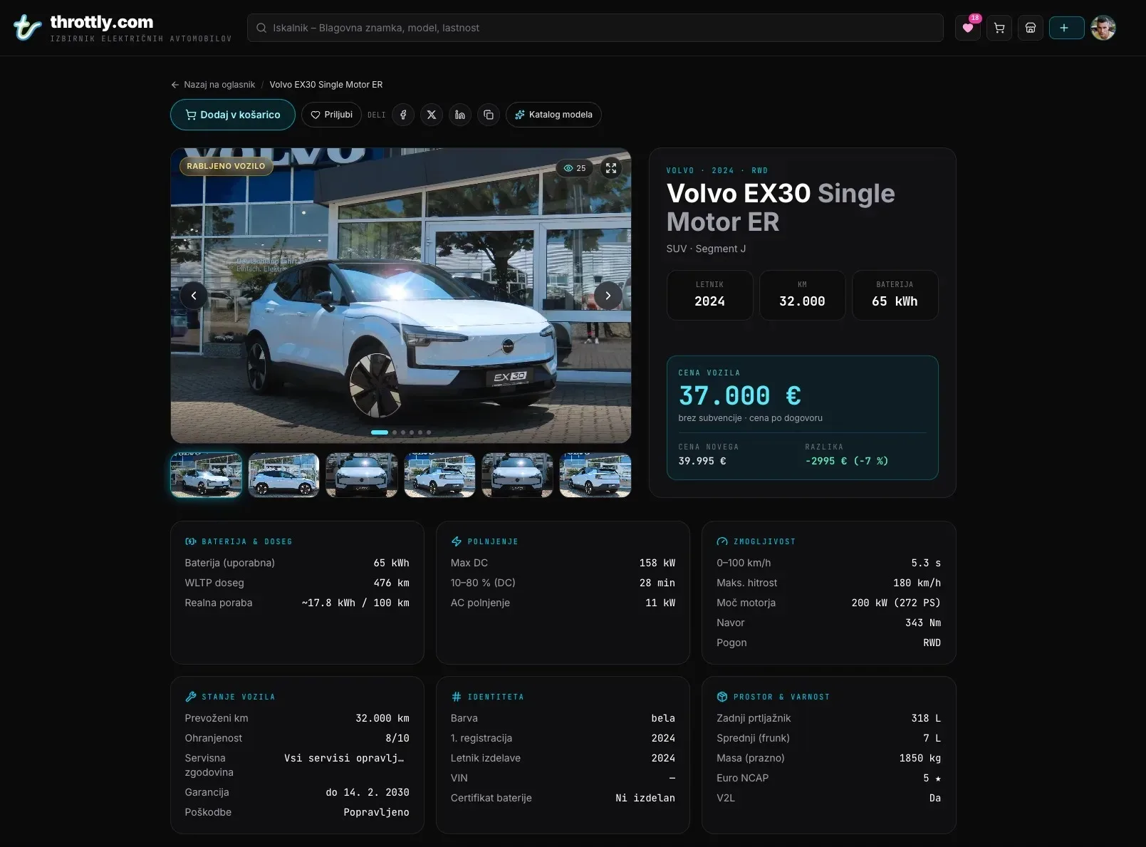 Throttly v prvem tednu obiskalo več kot 30.000 ljudi: zakaj so Slovenci množično planili na primerjalnik električnih avtomobilov?