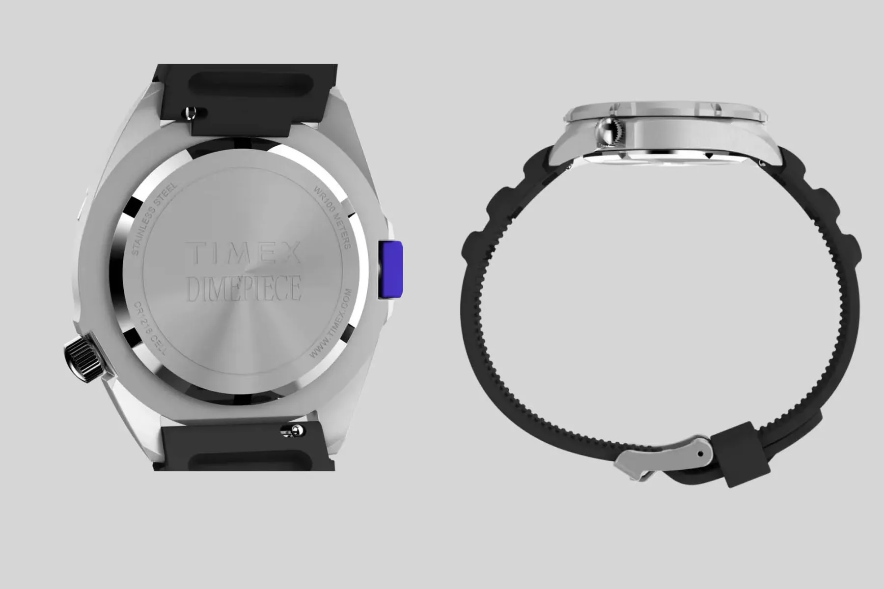 Timex Intrepid x Dimepiece: kultna ’90s jadralska ura se vrača v 36 mm — z vijoličnim INDIGLO in ceno 239 $/€