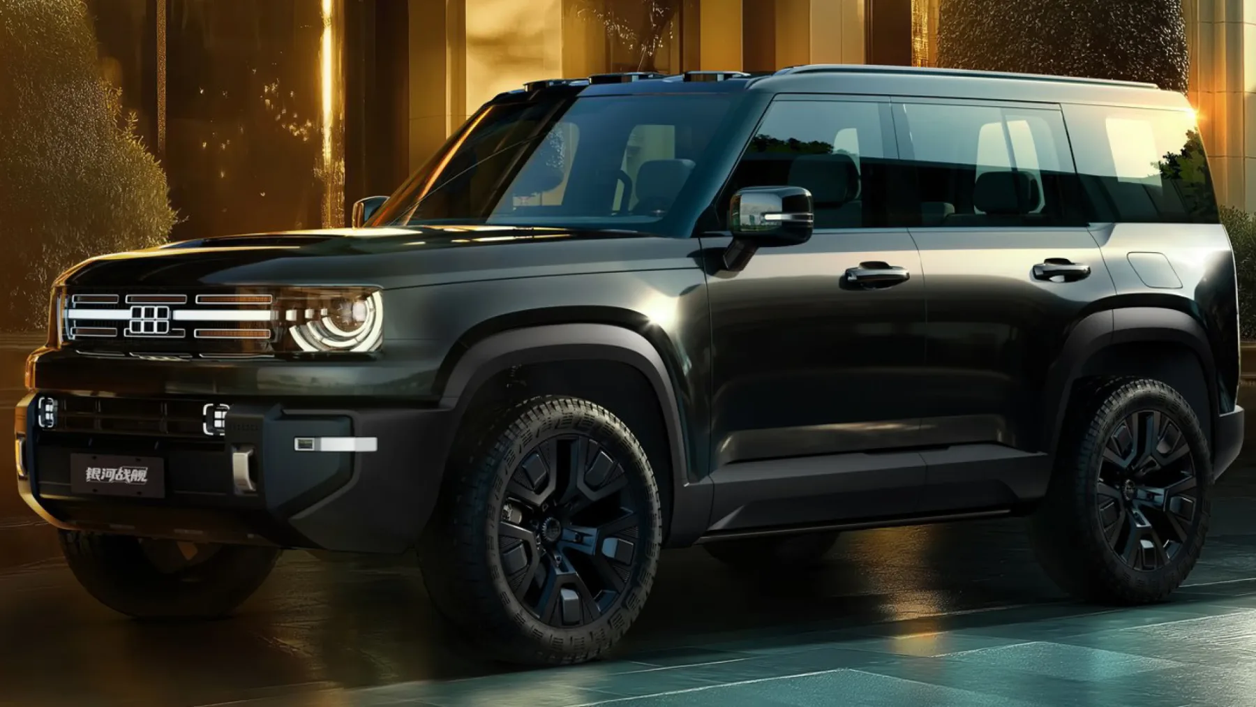 To je Geely Galaxy Cruiser: Kitajski SUV odgovor na Land Cruiser, Defender in Jeep z umetno inteligenco in plovnostjo